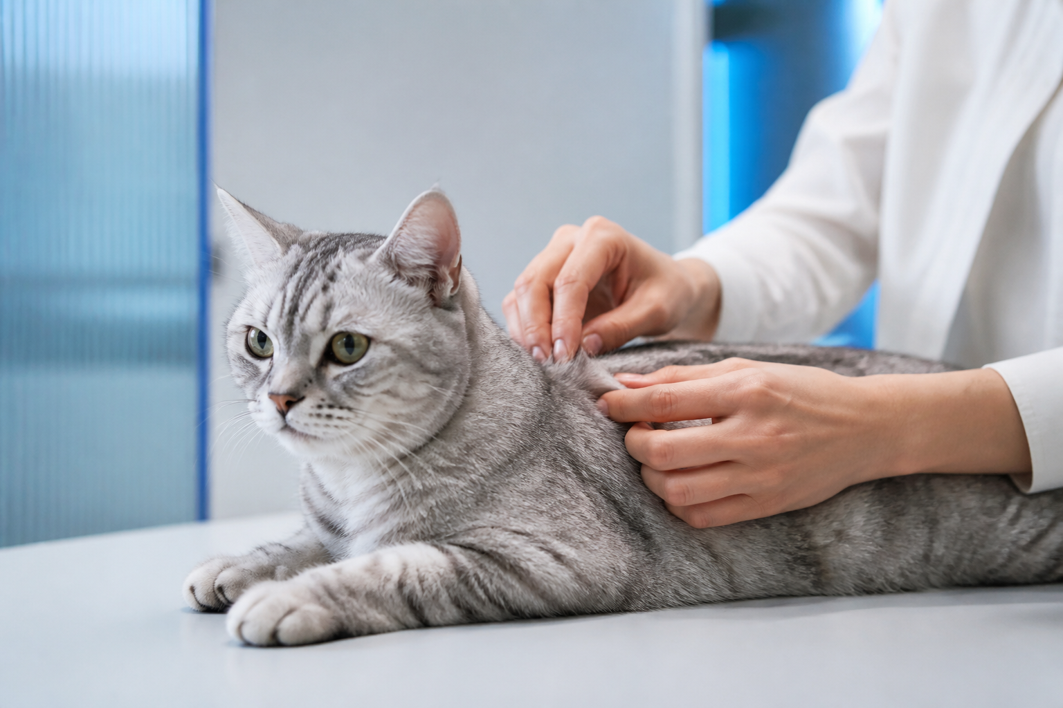 飼主觀察貓咪毛髮與肌膚狀態